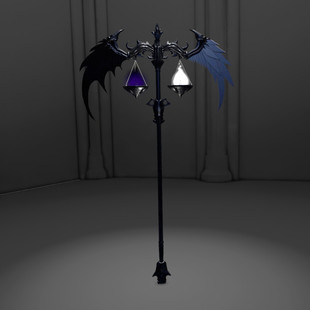 【VRChat想定】オリジナル3Dモデル†勇者No17『法天エクスヴァルト』レプリカ