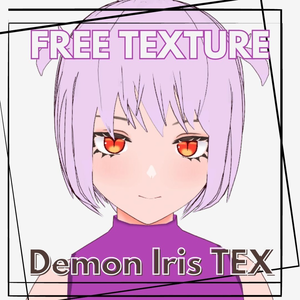 【VRoid】Demon Iris Texture