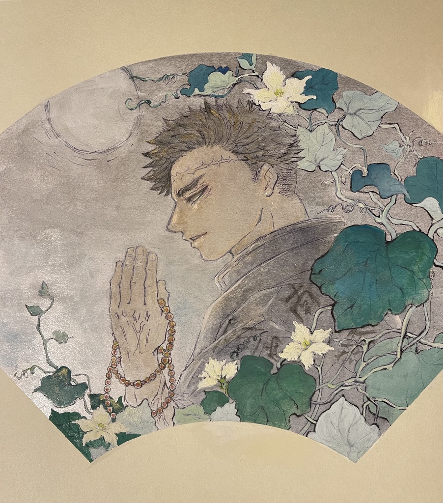色紙『夜直』