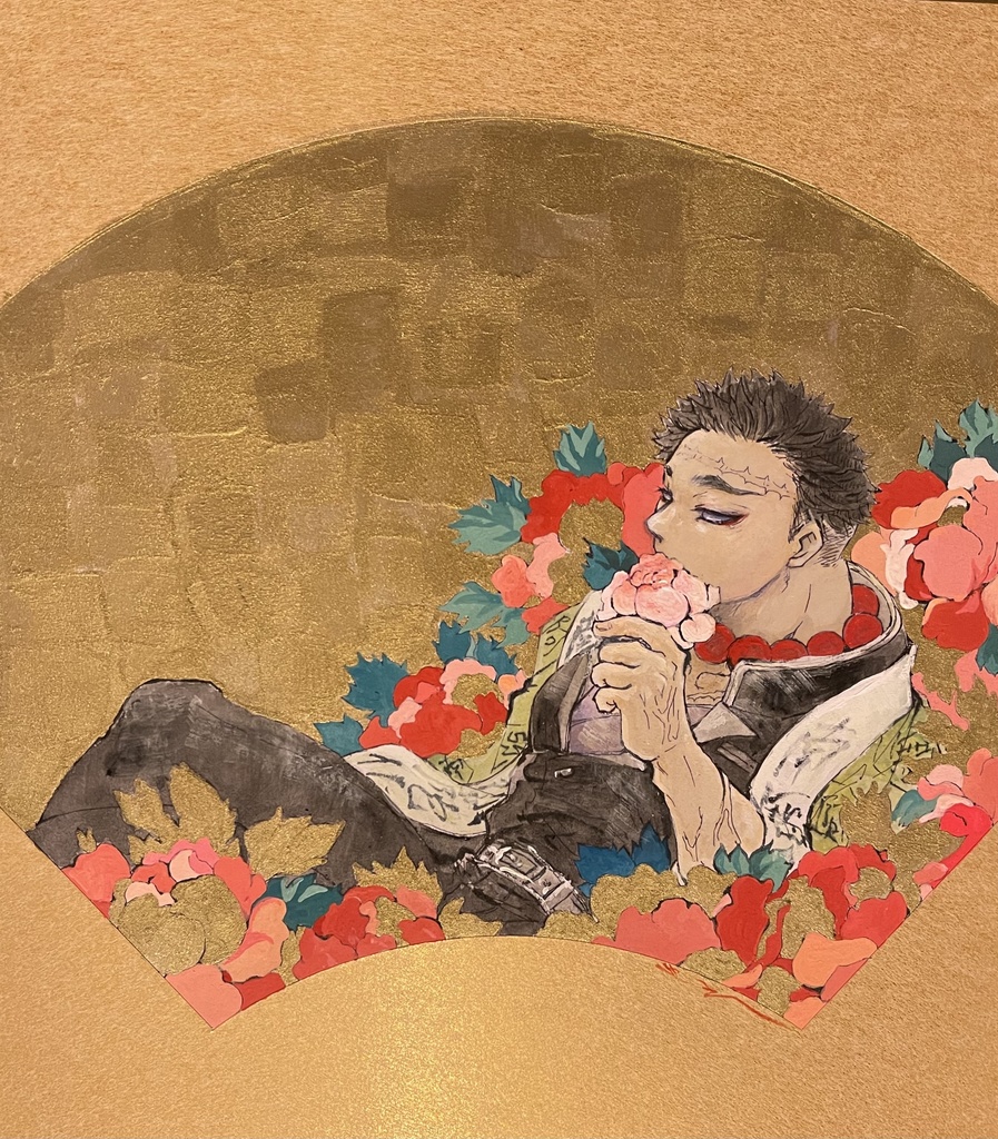 色紙『花の王』