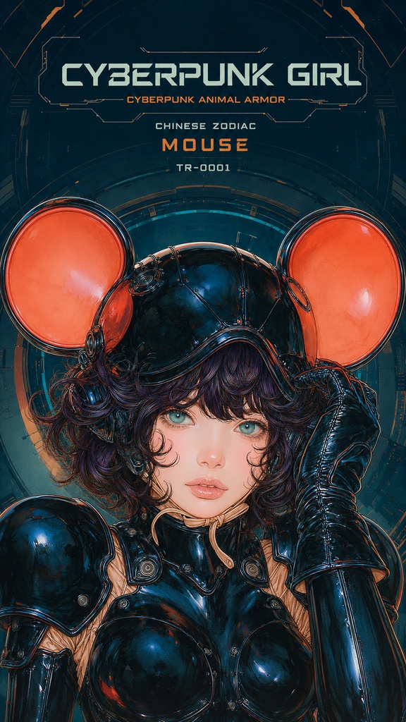 【無料サンプル】Cyberpunk Girl / Animal Armor 十二支セット Vol.1