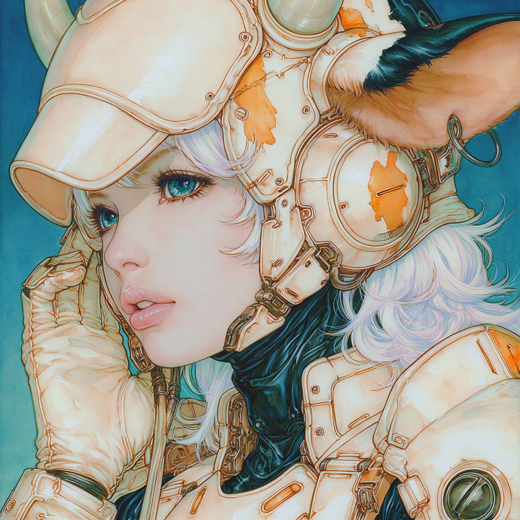 【AI生成】Cyberpunk Girl / Animal Armor 十二支セット Vol.1