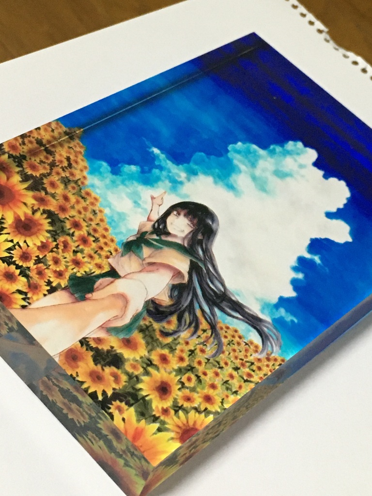 アクリルブロック 夏が始まった