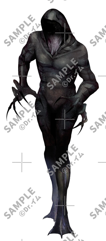 クトゥルフ神話生物素材「深きもの」SPLL:E192030