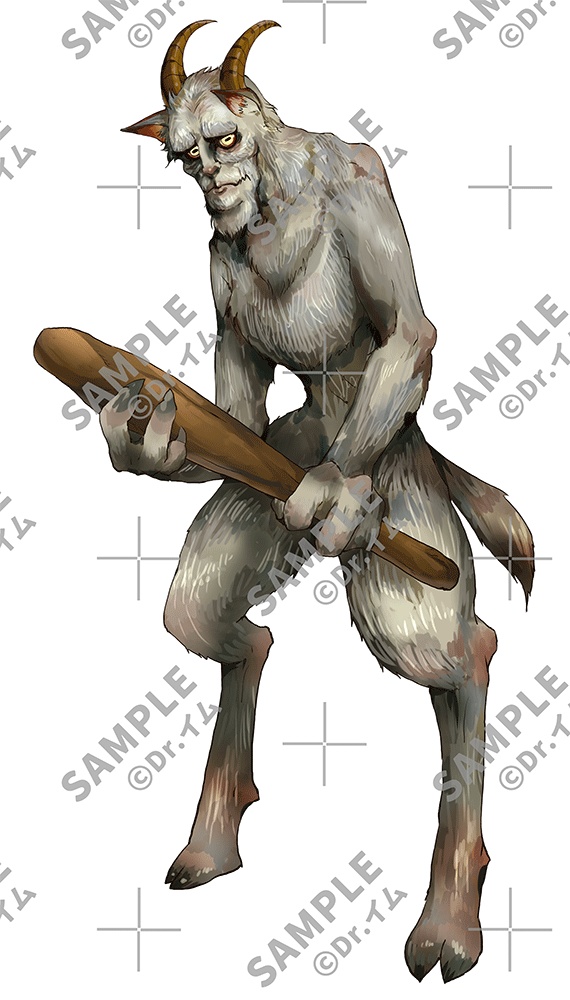 クトゥルフ神話生物素材「レンの男」SPLL:E192053