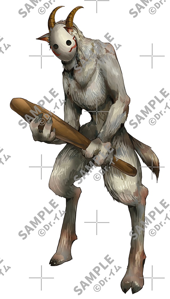 クトゥルフ神話生物素材「レンの男」SPLL:E192053