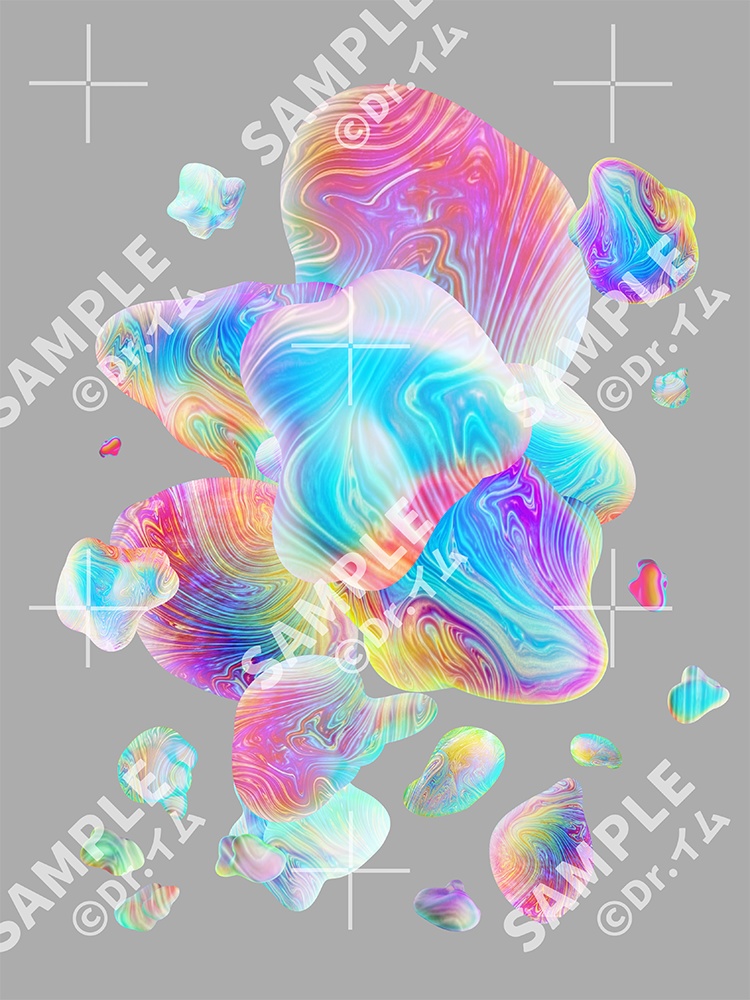 クトゥルフ神話生物素材「宇宙からの色」SPLL:E192064