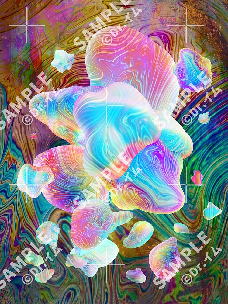 クトゥルフ神話生物素材「宇宙からの色」SPLL:E192064