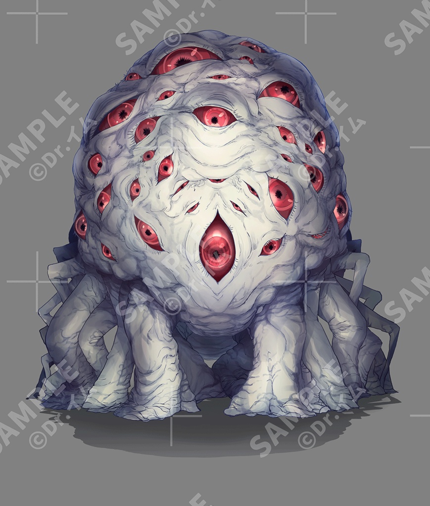 クトゥルフ神話生物素材「アイホート」SPLL:E192026