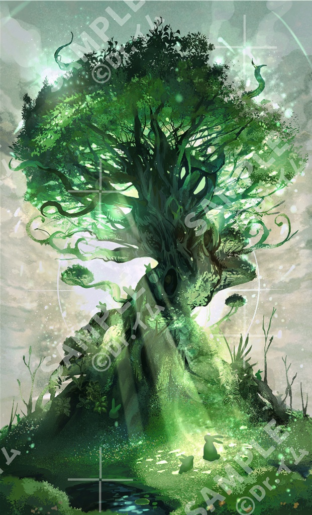 クトゥルフ神話生物素材「緑の神」SPLL:E192069