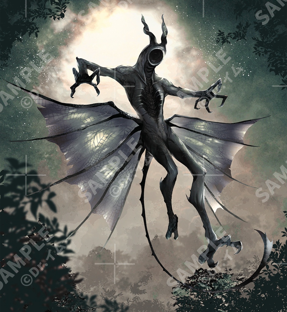 クトゥルフ神話生物素材「夜鬼」SPLL:E192071