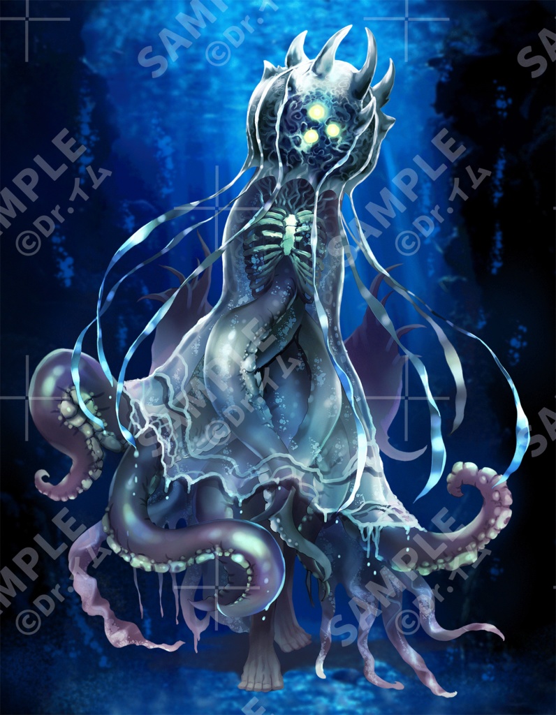 クトゥルフ神話生物素材「クトゥルフの奴隷」SPLL:E192149