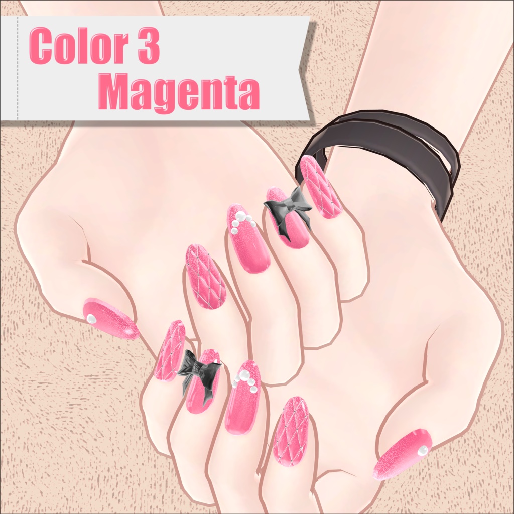 【3Dネイルチップ】キルティングネイル【マヌカ】【桔梗】 #あんらぼぶい