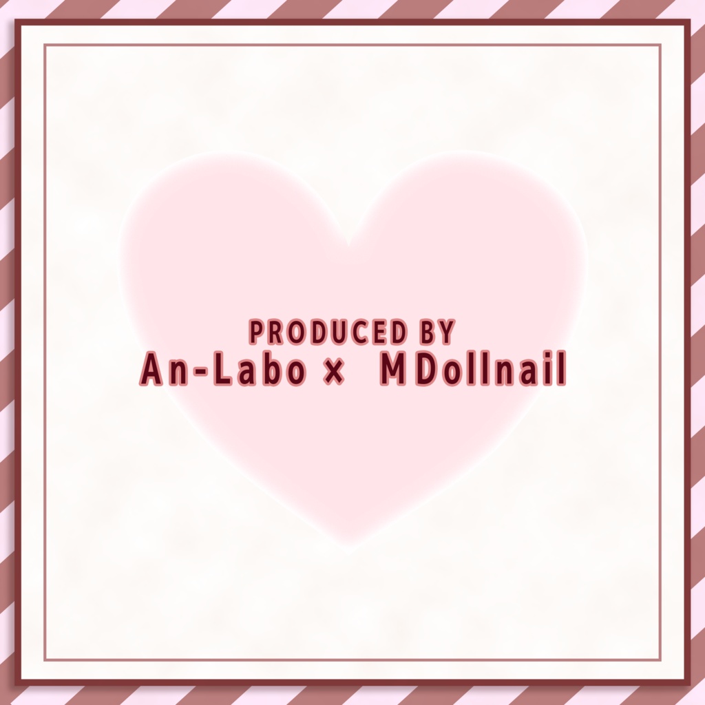 【100アバター以上対応】BerryValentineNail【MDollnail対応】 #あんらぼぶい