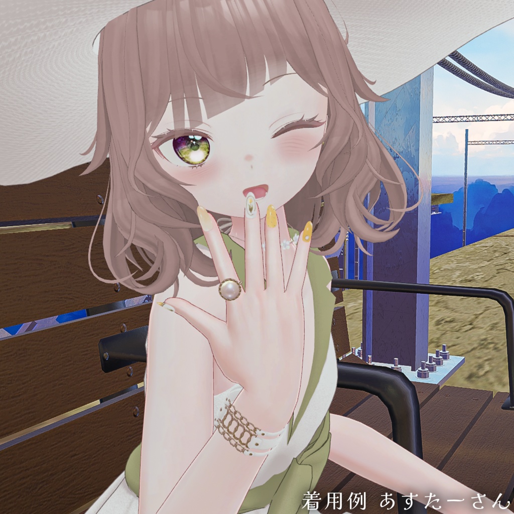 【MDollnail対応】TulipNail【100アバター以上対応】 #あんらぼぶい