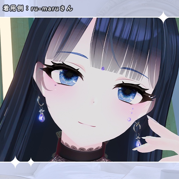 【26アバター対応】FaceJewel Complete【Vanadizコラボ】【フェイスクリスタル】