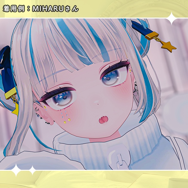 【26アバター対応】FaceJewel Complete【Vanadizコラボ】【フェイスクリスタル】