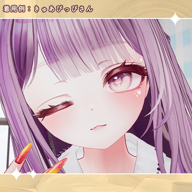 【26アバター対応】FaceJewel Complete【Vanadizコラボ】【フェイスクリスタル】