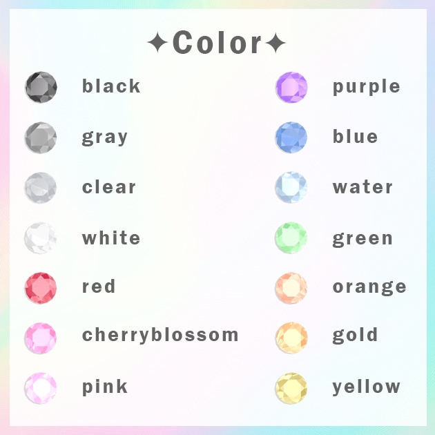 【26アバター対応】FaceJewel Complete【Vanadizコラボ】【フェイスクリスタル】