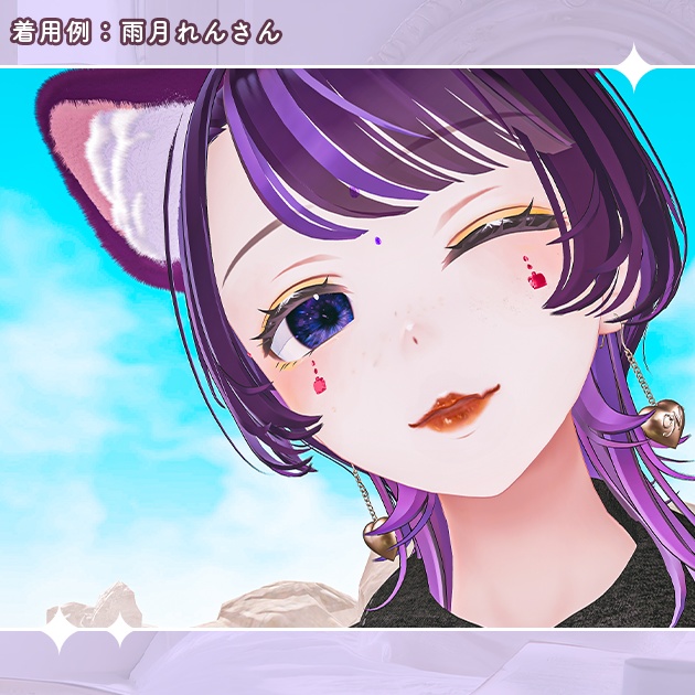 【26アバター対応】FaceJewel Complete【Vanadizコラボ】【フェイスクリスタル】