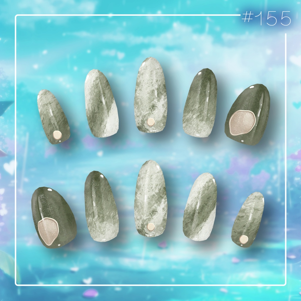 【日替わりネイル #160-#151】DailyNail Jun 2025【MDollnail対応】 #あんらぼぶい