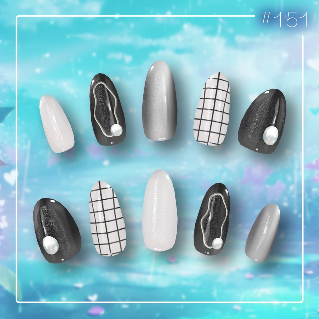 【日替わりネイル #160-#151】DailyNail Jun 2025【MDollnail対応】 #あんらぼぶい