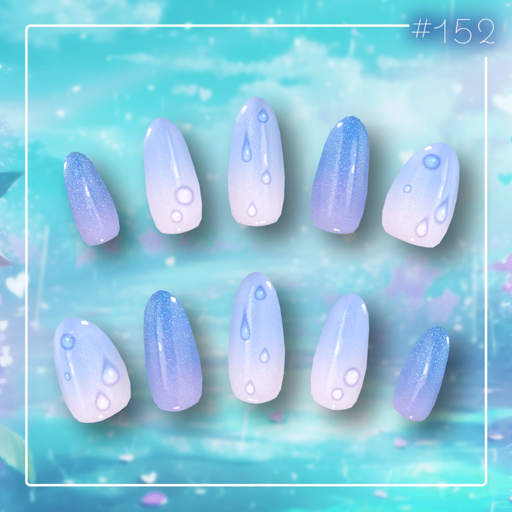 【日替わりネイル #160-#151】DailyNail Jun 2025【MDollnail対応】 #あんらぼぶい