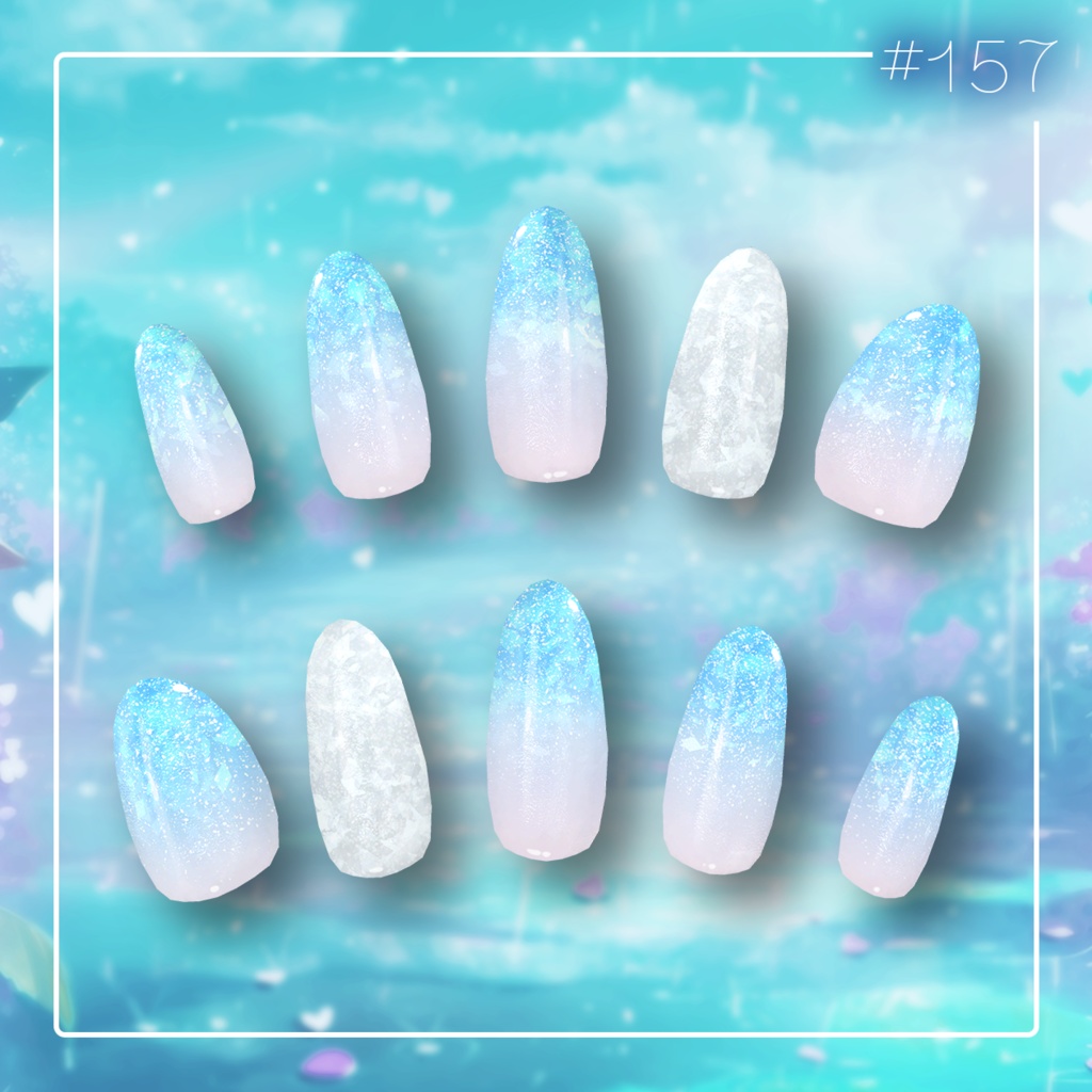【日替わりネイル #160-#151】DailyNail Jun 2025【MDollnail対応】 #あんらぼぶい
