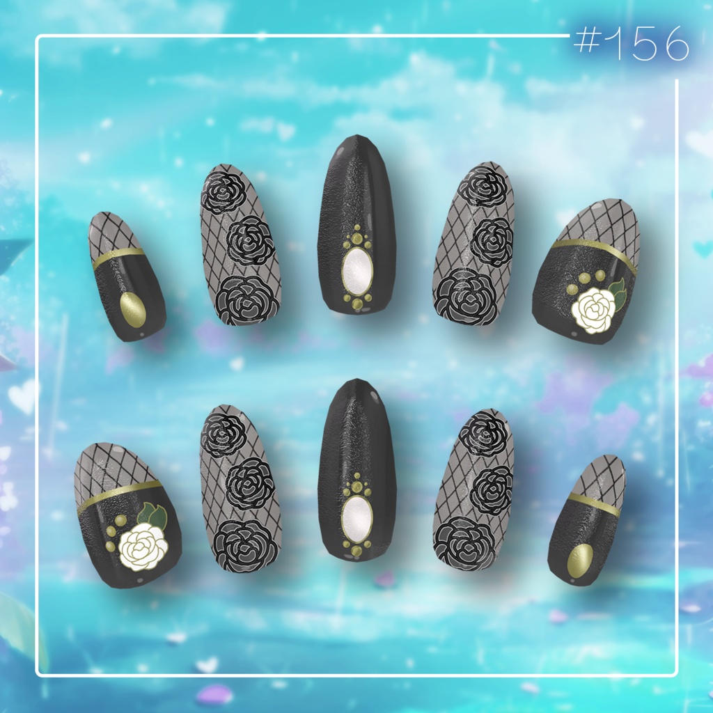 【日替わりネイル #160-#151】DailyNail Jun 2025【MDollnail対応】 #あんらぼぶい