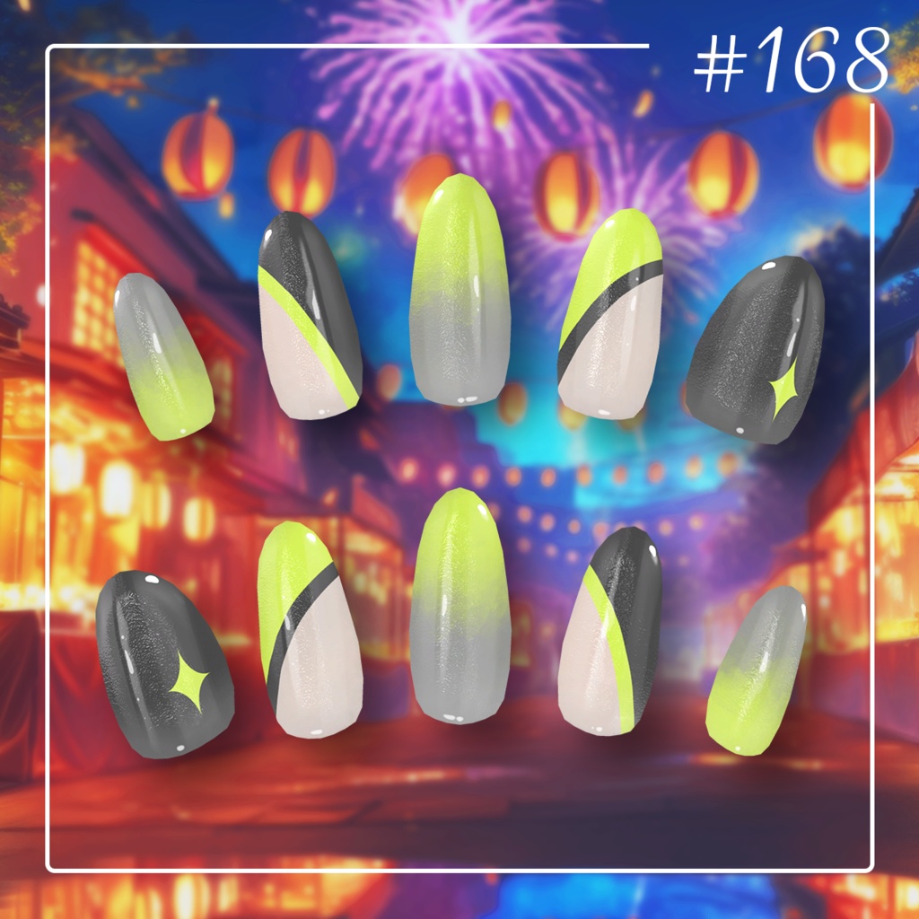 【日替わりネイル #170-#161】DailyNail Jul 2025【MDollnail対応】 #あんらぼぶい