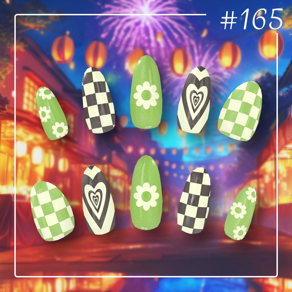 【日替わりネイル #170-#161】DailyNail Jul 2025【MDollnail対応】 #あんらぼぶい