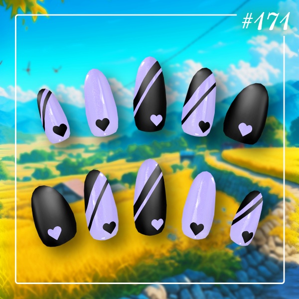 【日替わりネイル #180-#171】DailyNail Aug 2025【MDollnail対応】 #あんらぼぶい