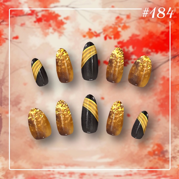 【日替わりネイル #190-#181】DailyNail Sep 2025【MDollnail対応】 #あんらぼぶい