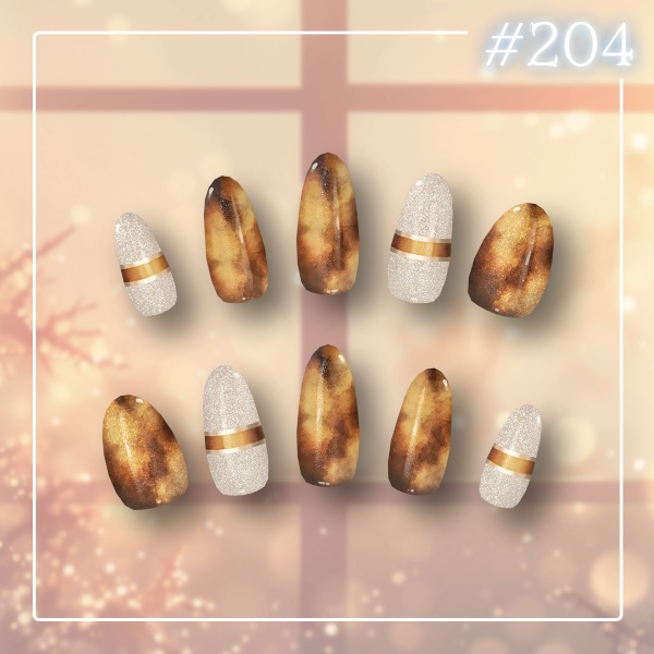 【日替わりネイル #210-#201】DailyNail Nov 2025【MDollnail対応】 #あんらぼぶい