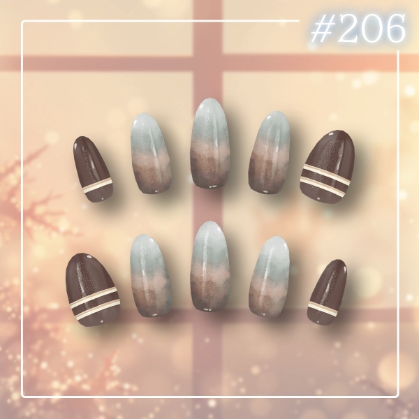 【日替わりネイル #210-#201】DailyNail Nov 2025【MDollnail対応】 #あんらぼぶい
