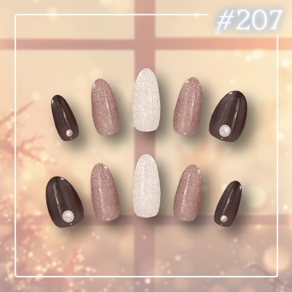 【日替わりネイル #210-#201】DailyNail Nov 2025【MDollnail対応】 #あんらぼぶい