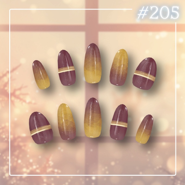 【日替わりネイル #210-#201】DailyNail Nov 2025【MDollnail対応】 #あんらぼぶい