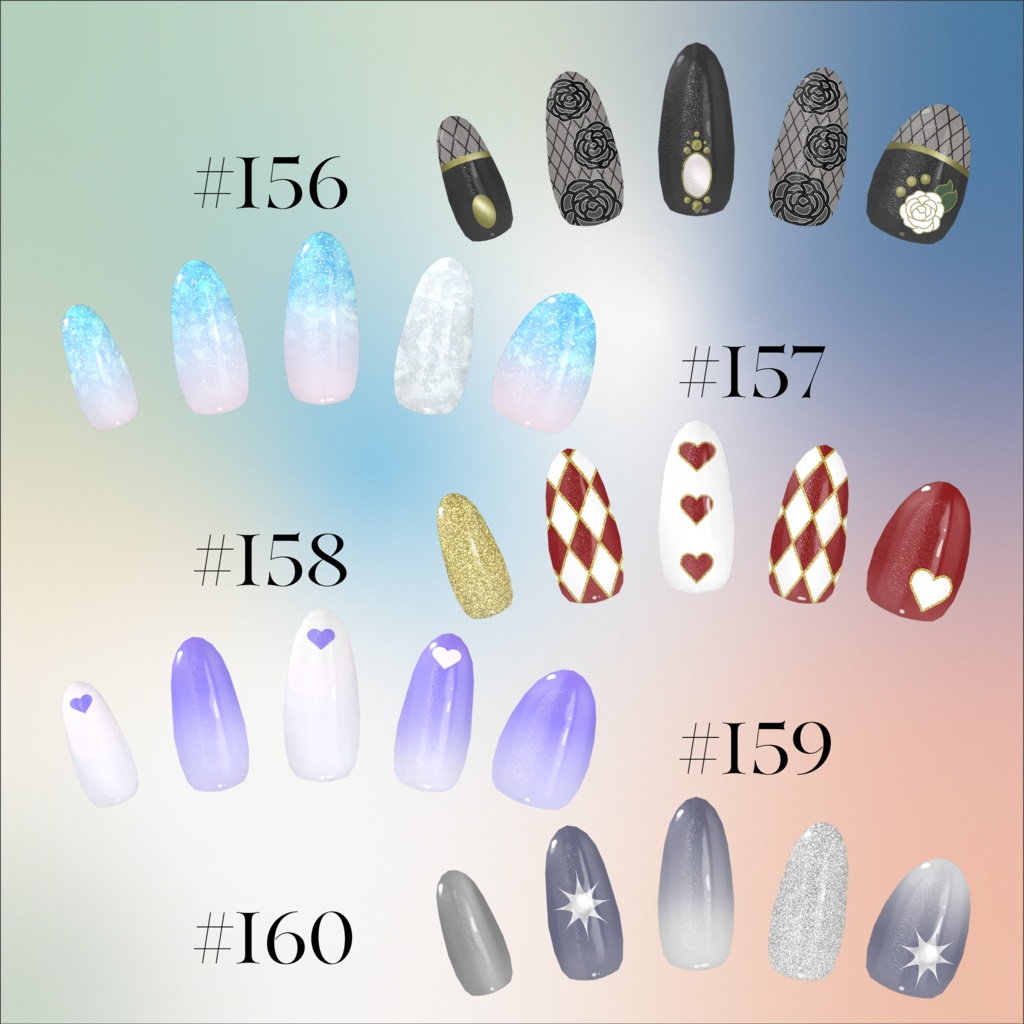 【期間限定再販】DailyNail Archives Through June 2025 #001-#160【MDollnail対応】 #あんらぼぶい