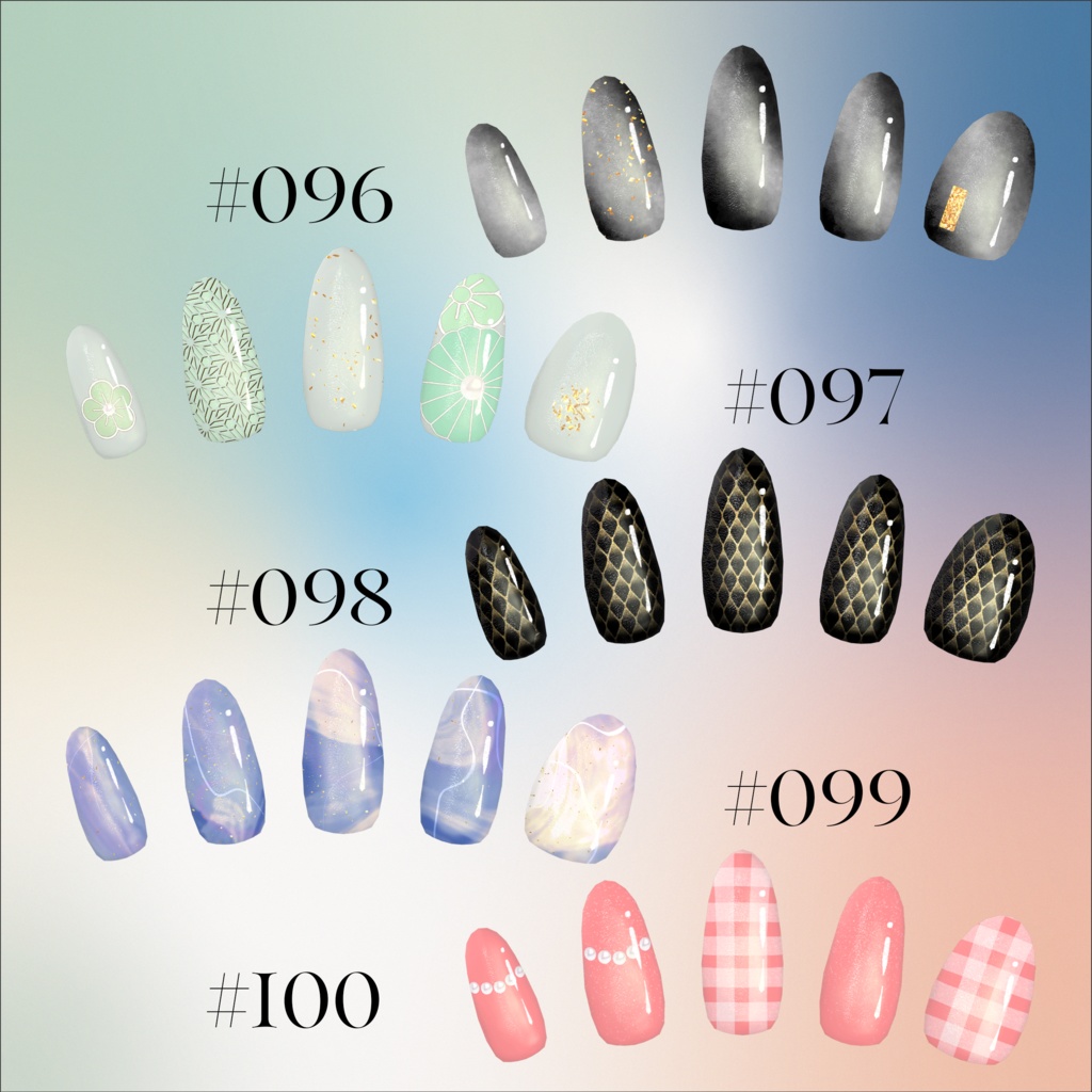 【期間限定再販】DailyNail Archives 2024 #001-#100【MDollnail対応】 #あんらぼぶい