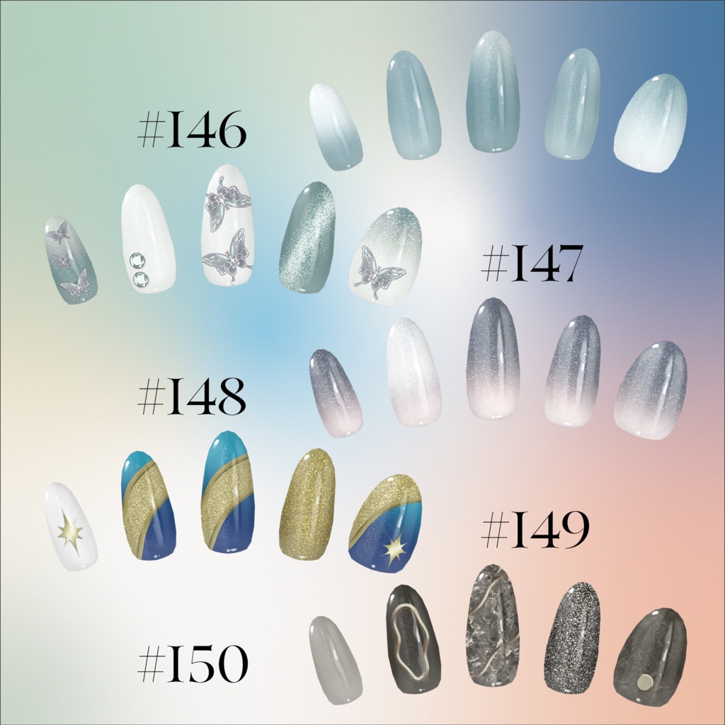【期間限定再販】DailyNail Archives Through June 2025 #001-#160【MDollnail対応】 #あんらぼぶい