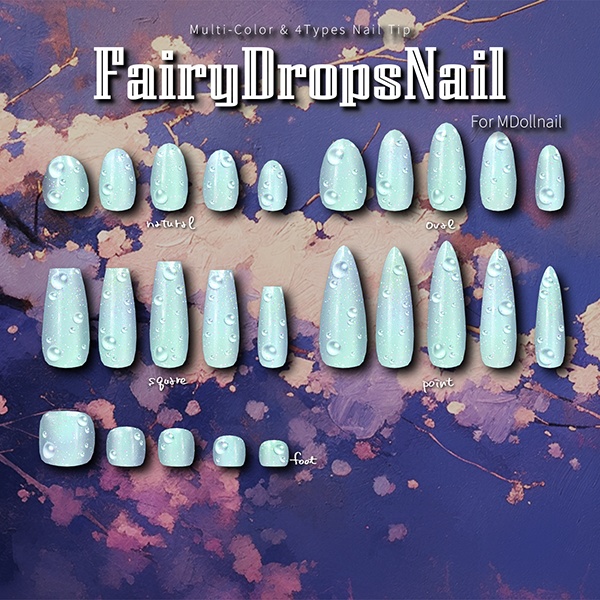 【リリースセール中!!】【かんたん着用】SpringNailCollection【VRネイルチップ】【MDollnail対応】#あんらぼぶい