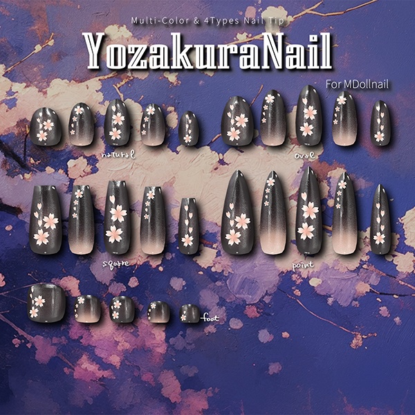【リリースセール中!!】【かんたん着用】SpringNailCollection【VRネイルチップ】【MDollnail対応】#あんらぼぶい