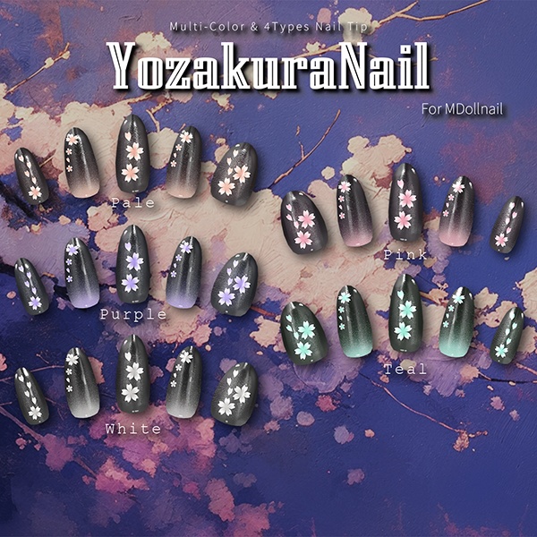 【リリースセール中!!】【かんたん着用】SpringNailCollection【VRネイルチップ】【MDollnail対応】#あんらぼぶい