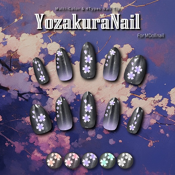 【リリースセール中!!】【かんたん着用】SpringNailCollection【VRネイルチップ】【MDollnail対応】#あんらぼぶい