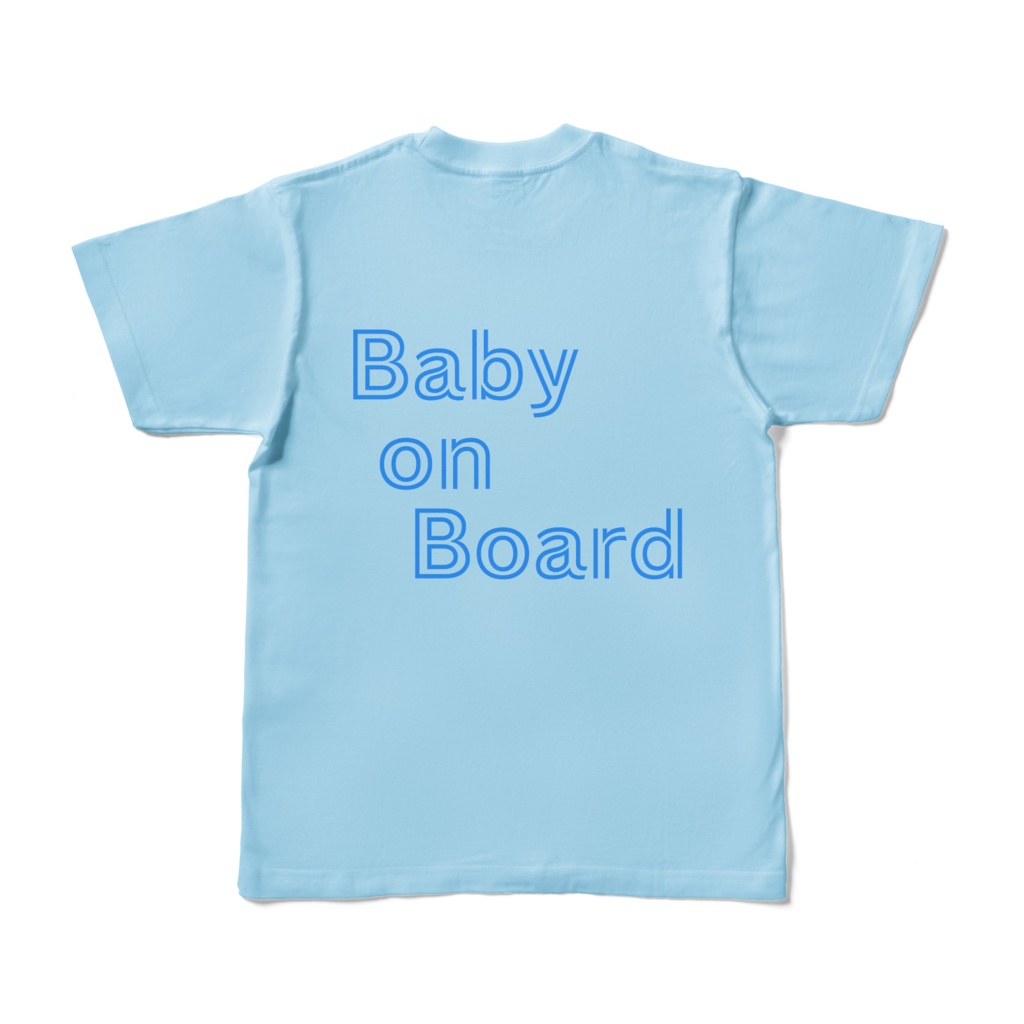 Baby on board blue