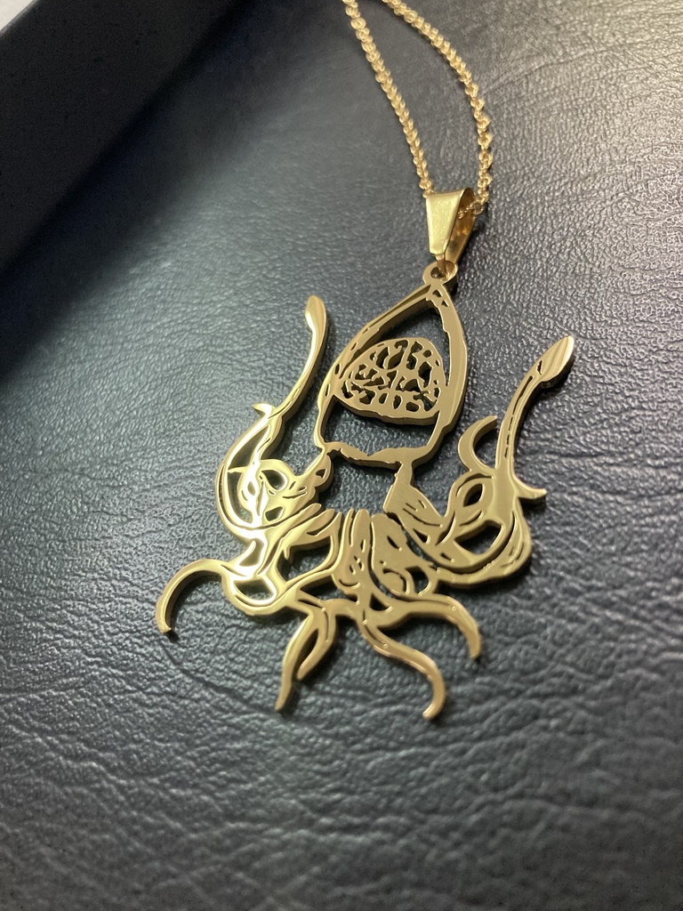 ドローイングネックレス Squid (GOLD)