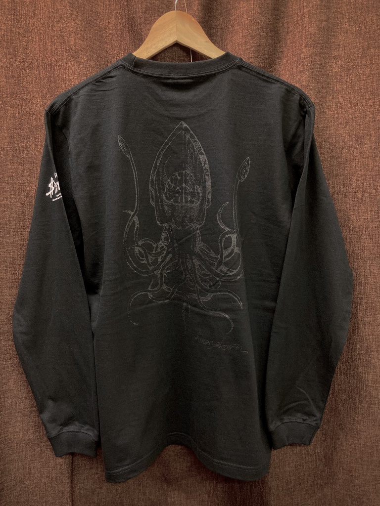 脳squidロングスリーブ（L）BLACK