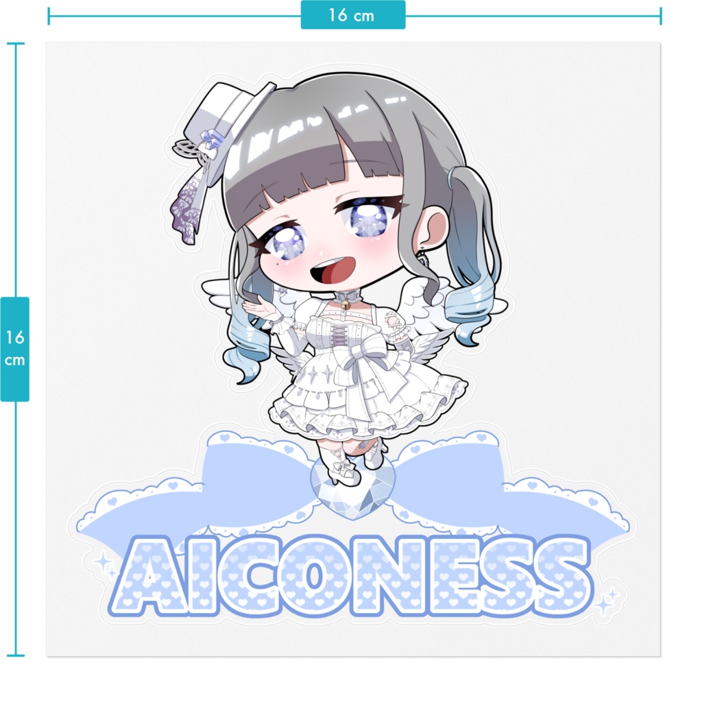 あいこねすREALITY2周年記念ステッカー