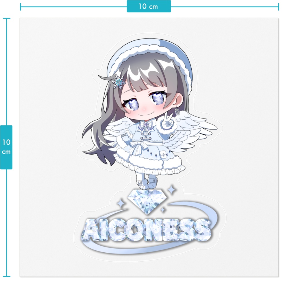 あいこねすオリジナルステッカー〜Diamond〜