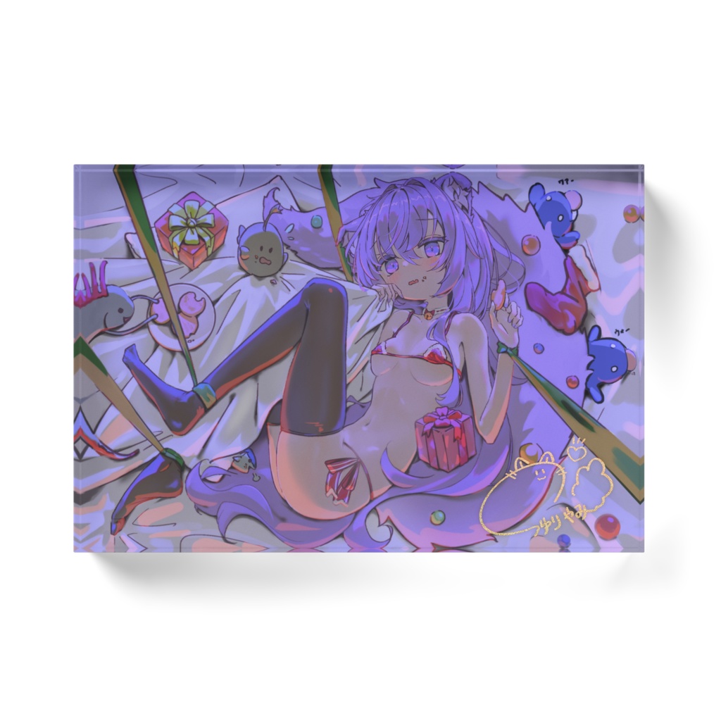 クリスマスやみ サイン入り!アクリルブロック